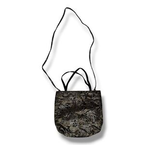 J.Renee Black and Gold Crossbody Bag